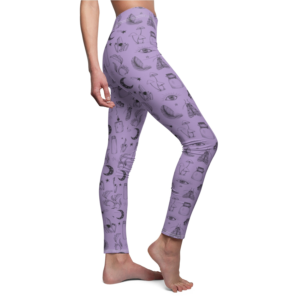 Witchy Aesthetic Pastel Goth Leggings