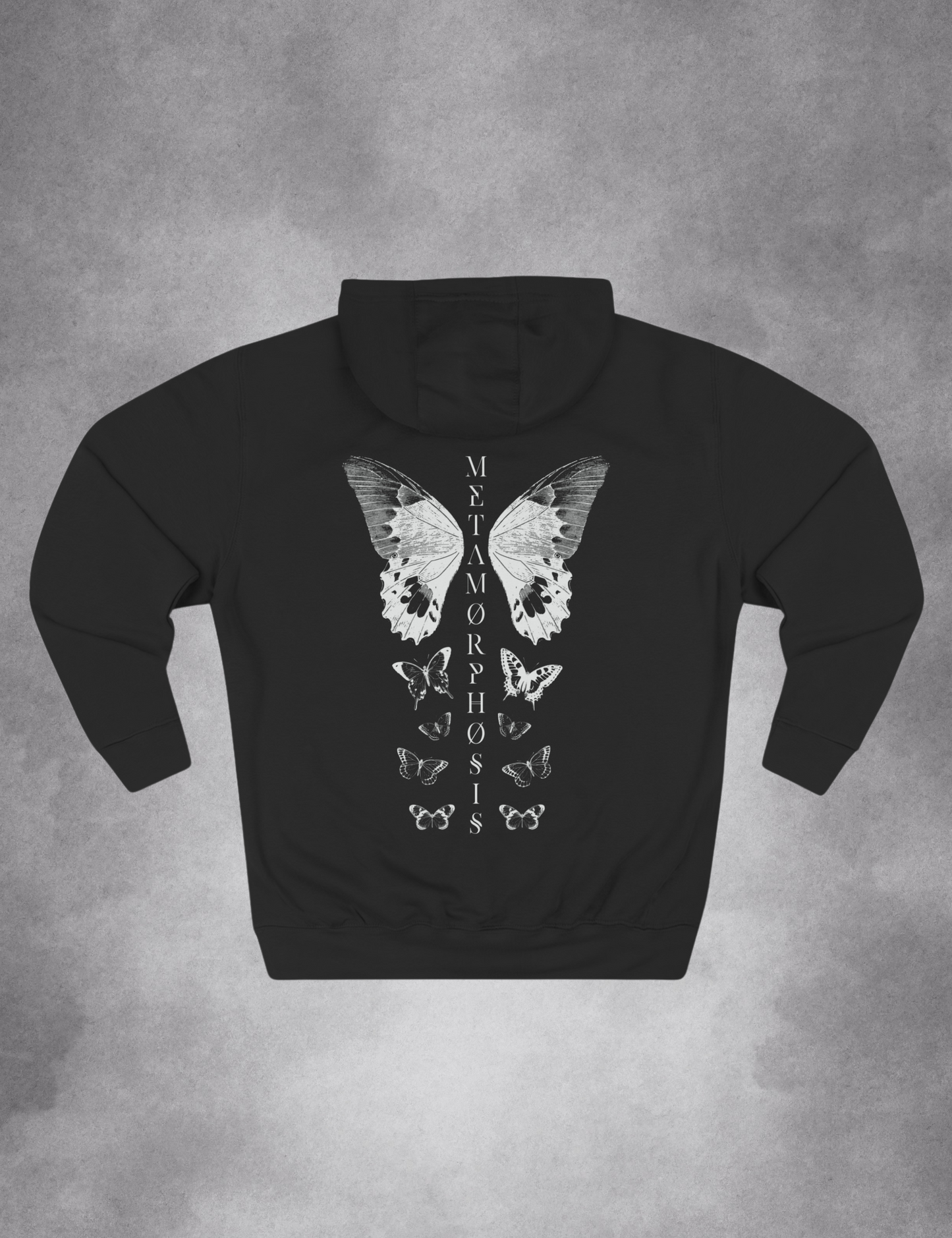 Plus Size Goth Witchy Butterfly Occult Hoodie