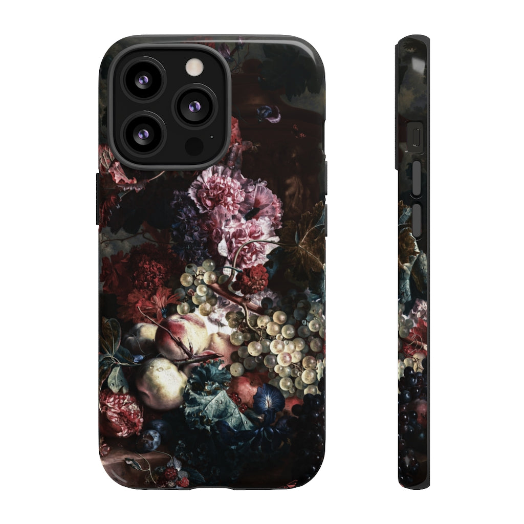 Dark Cottagecore Moody Botanical Aesthetic Phone Case