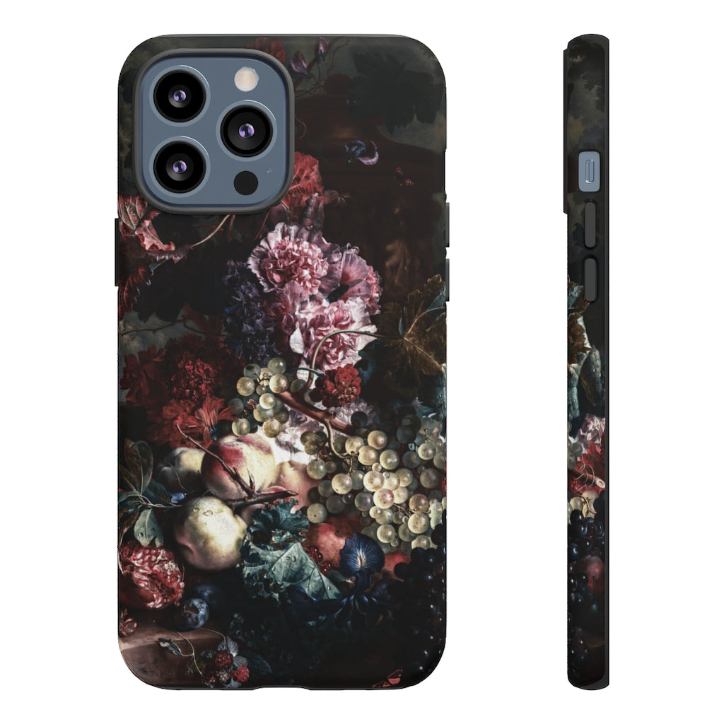 Dark Cottagecore Moody Botanical Aesthetic Phone Case