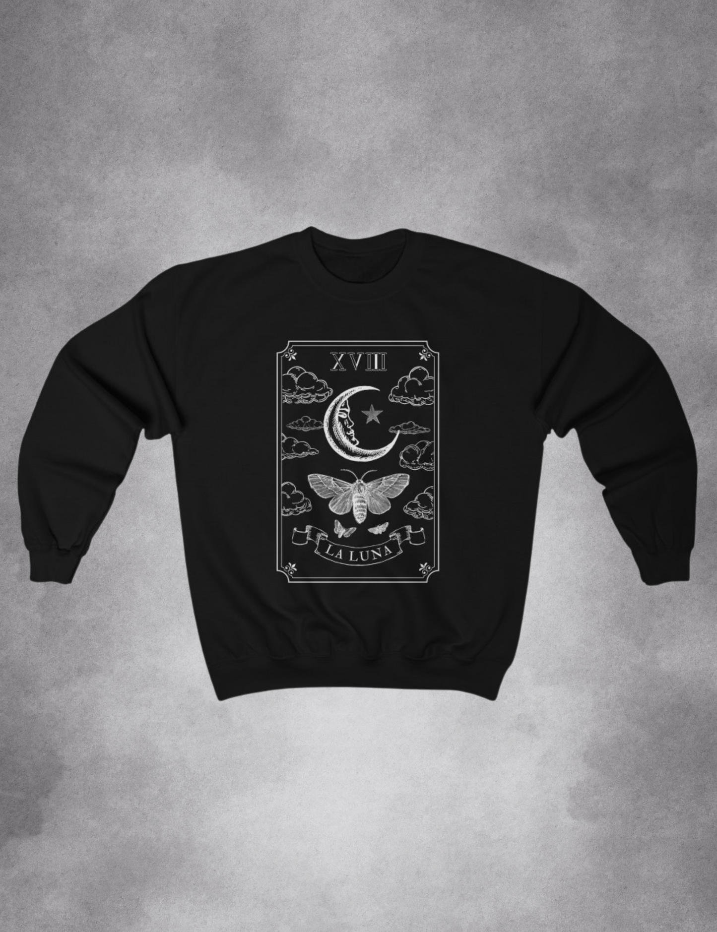 The Moon Tarot Card Witchy Sweatshirt