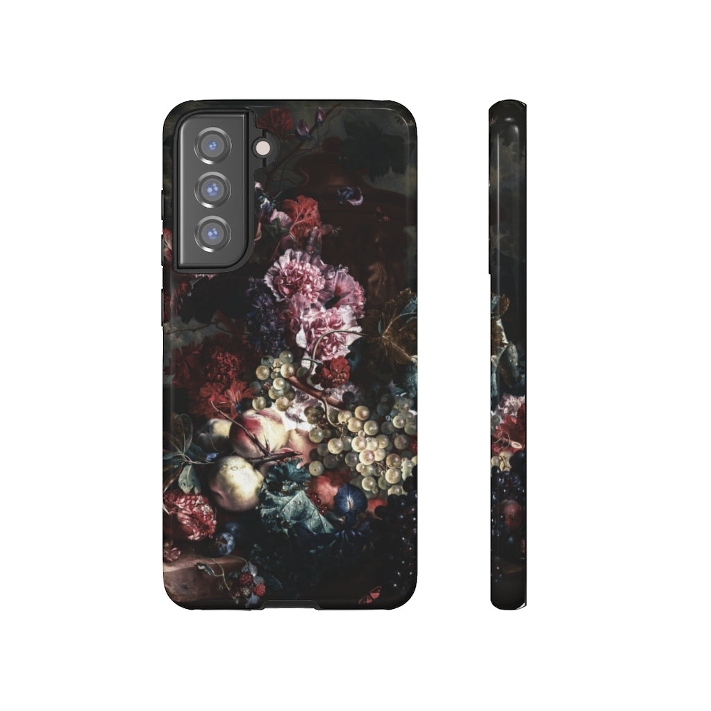 Dark Cottagecore Moody Botanical Aesthetic Phone Case