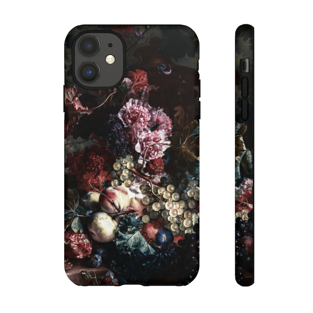 Dark Cottagecore Moody Botanical Aesthetic Phone Case