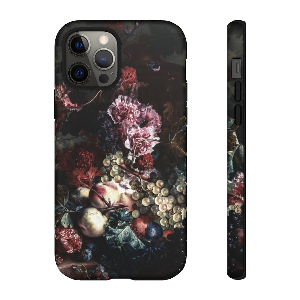 Dark Cottagecore Moody Botanical Aesthetic Phone Case