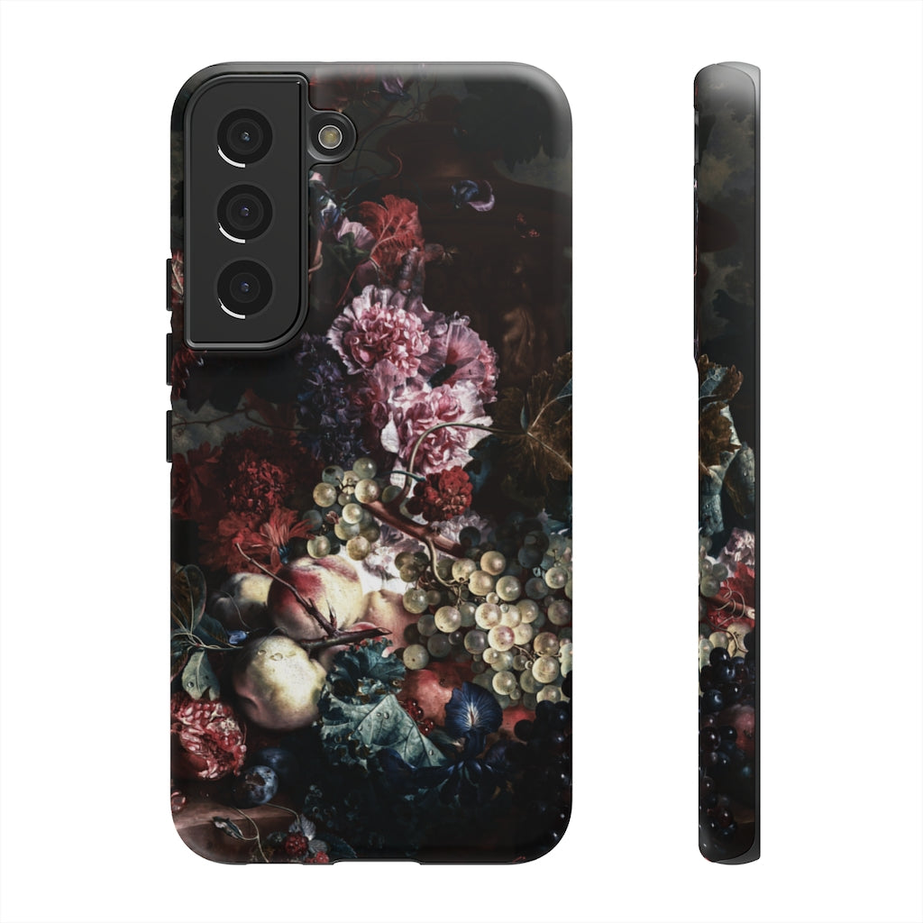 Dark Cottagecore Moody Botanical Aesthetic Phone Case