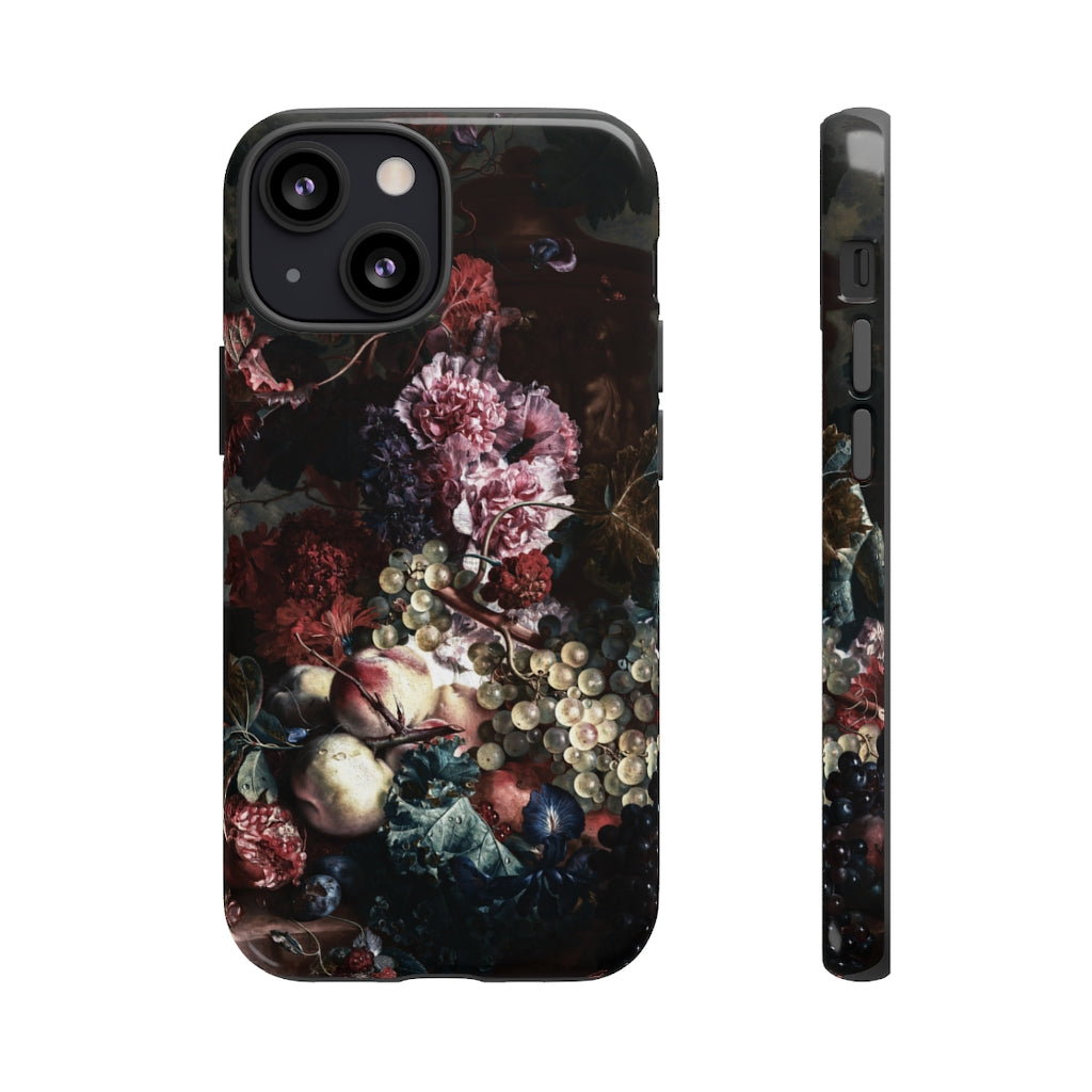 Dark Cottagecore Moody Botanical Aesthetic Phone Case