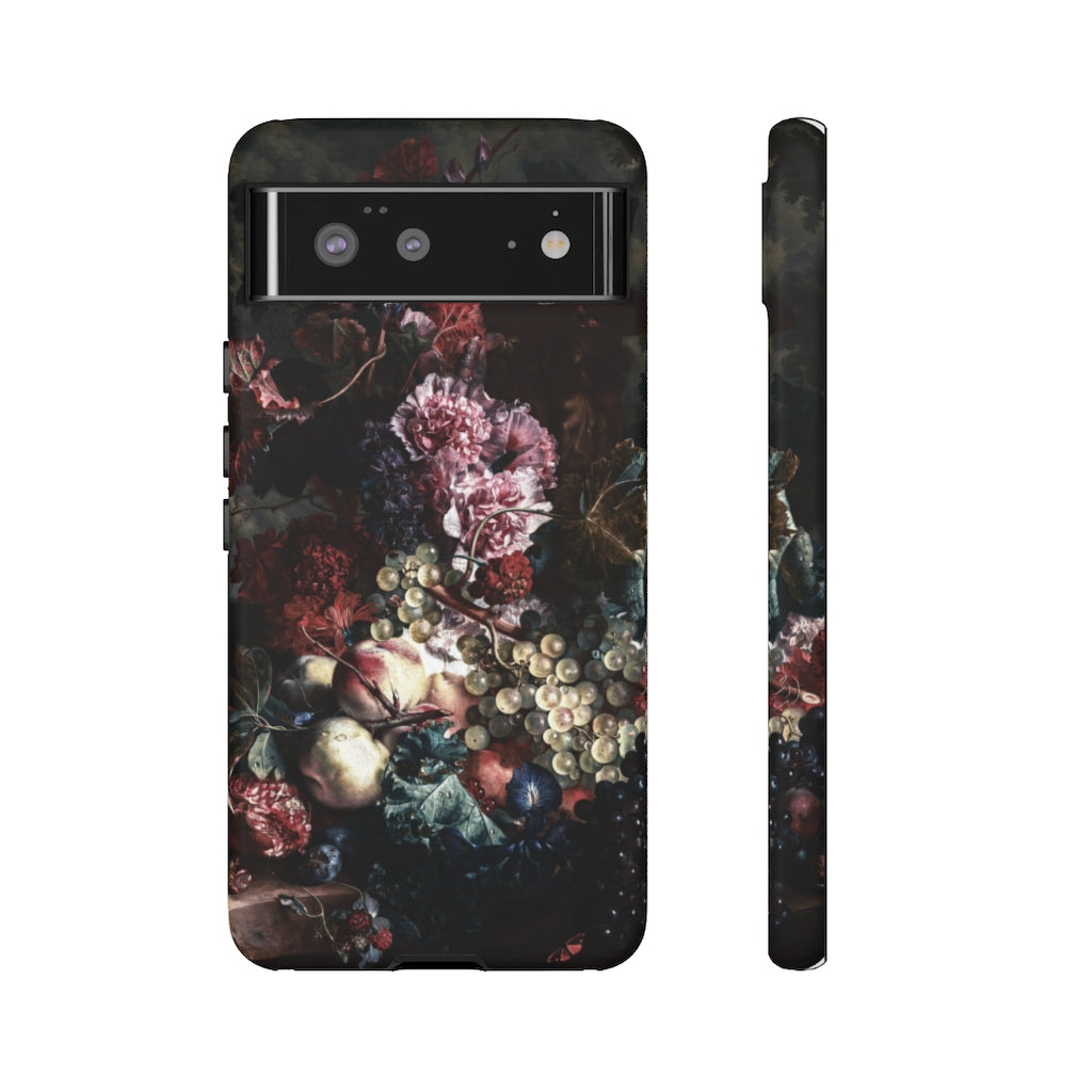 Dark Cottagecore Moody Botanical Aesthetic Phone Case