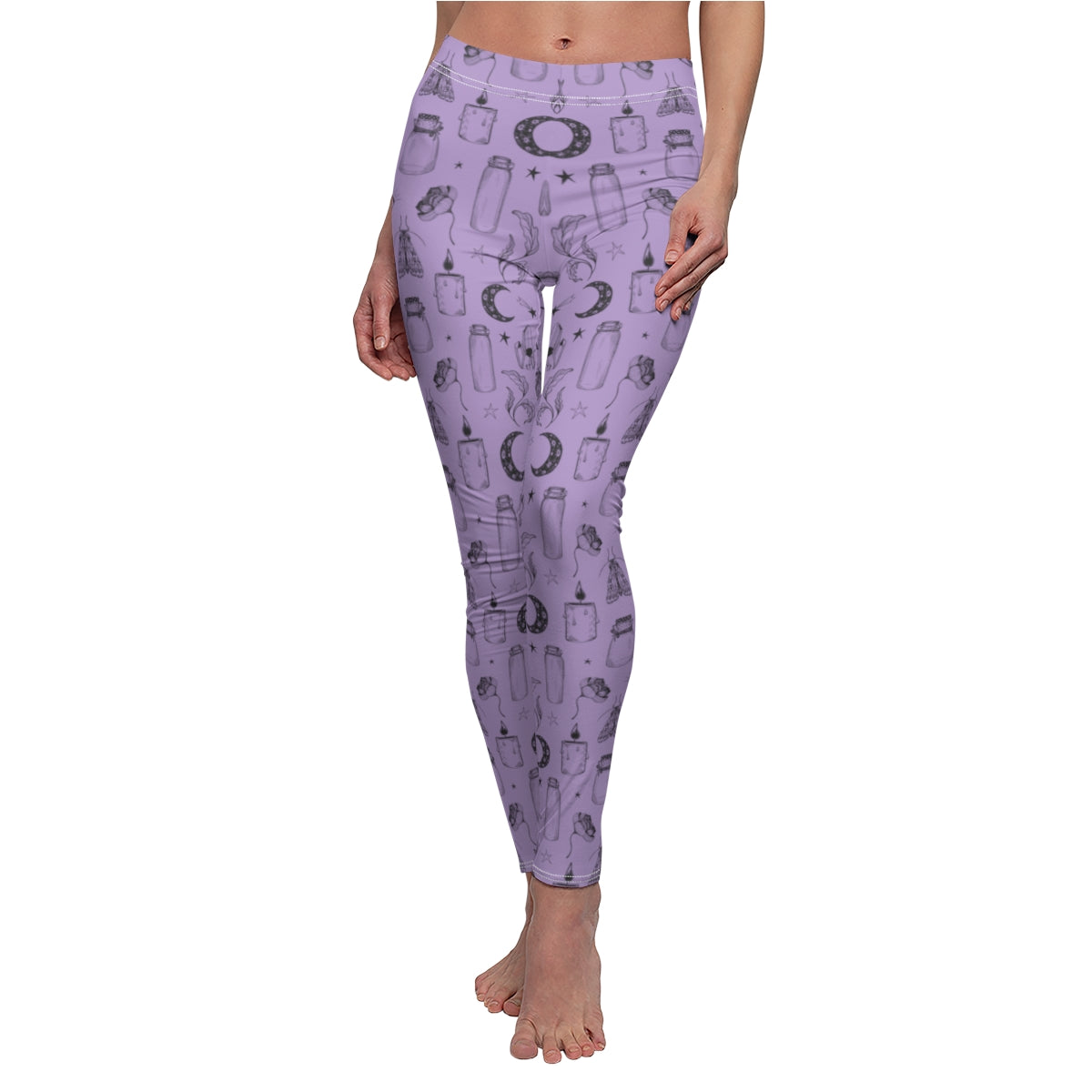 Witchy Aesthetic Pastel Goth Leggings
