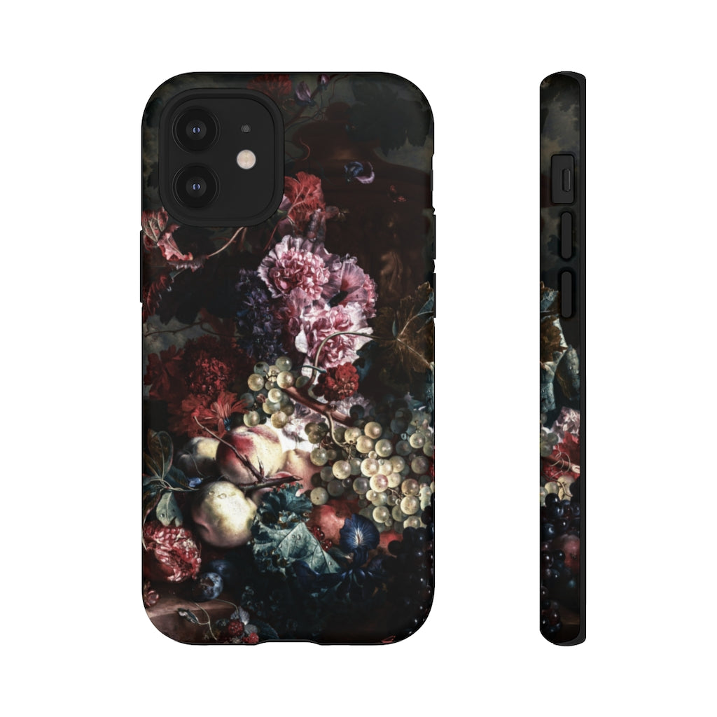 Dark Cottagecore Moody Botanical Aesthetic Phone Case