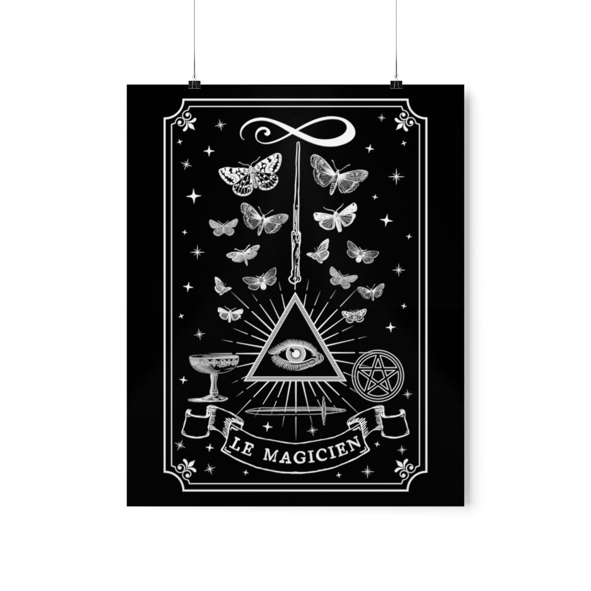 The Magician Tarot Card Witchy Poster