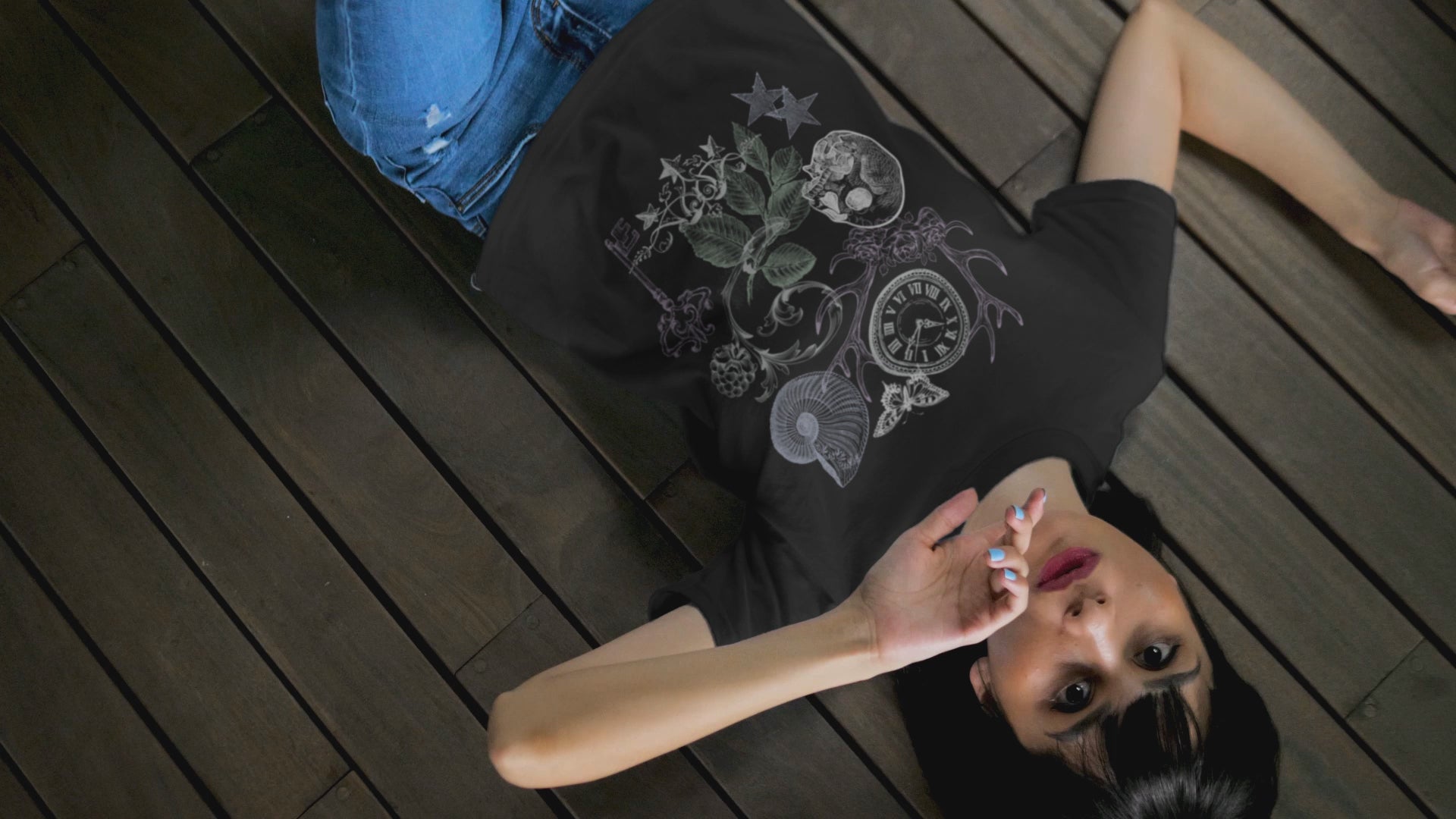 Goth Grunge Academia Aesthetic Plus Size Clothing Shirt