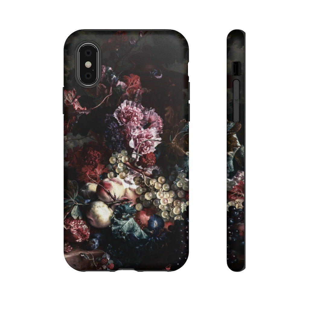 Dark Cottagecore Moody Botanical Aesthetic Phone Case