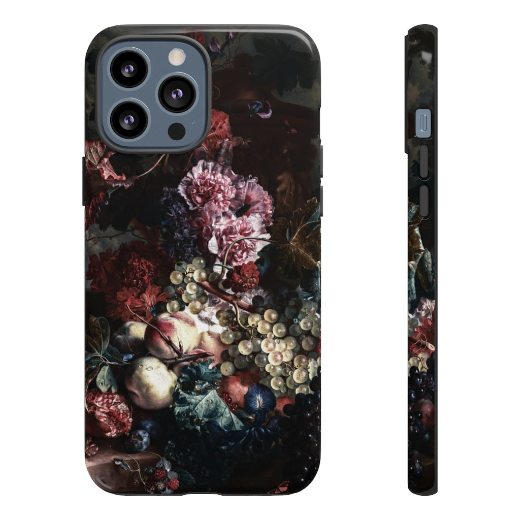 Dark Cottagecore Moody Botanical Aesthetic Phone Case