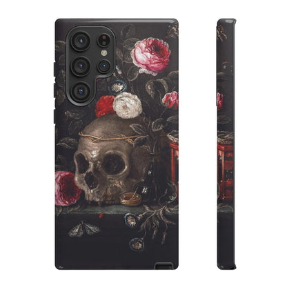 Dark Academia Skull Bouquet Aesthetic Phone Case