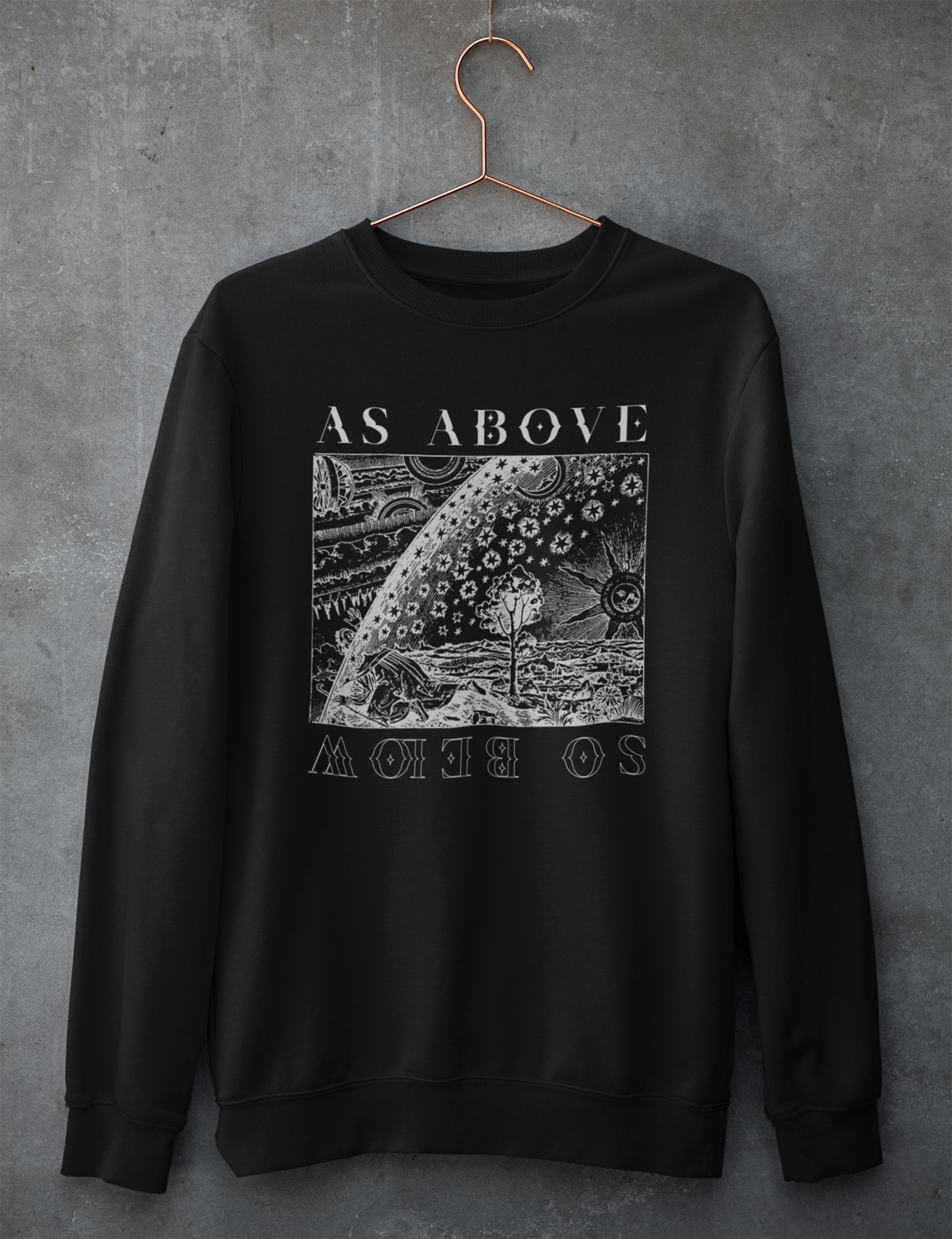 As Above So Below Veil Occult Sweatshirt