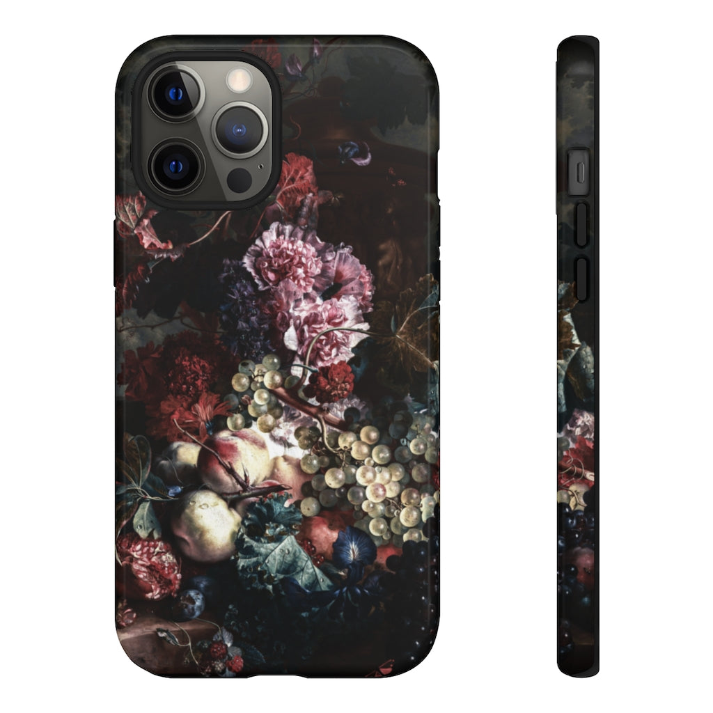 Dark Cottagecore Moody Botanical Aesthetic Phone Case