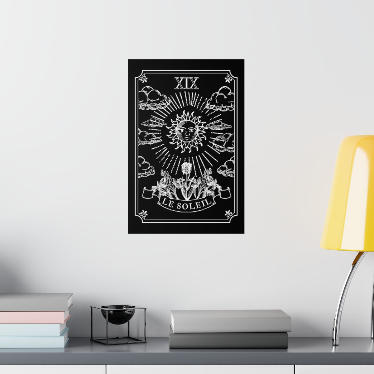 The Sun Tarot Card Witchy Aesthetic Poster