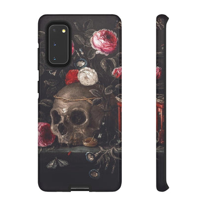 Dark Academia Skull Bouquet Aesthetic Phone Case