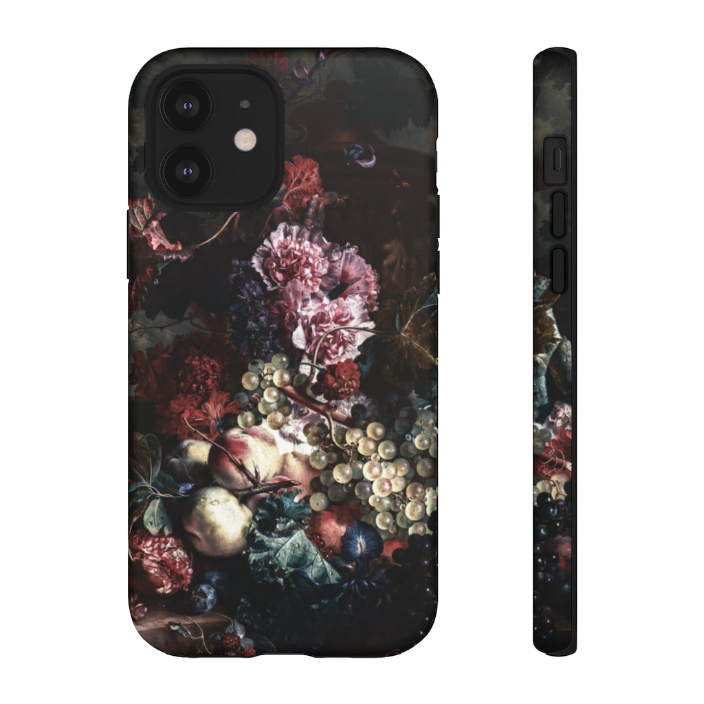 Dark Cottagecore Moody Botanical Aesthetic Phone Case