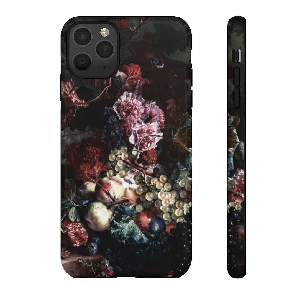 Dark Cottagecore Moody Botanical Aesthetic Phone Case