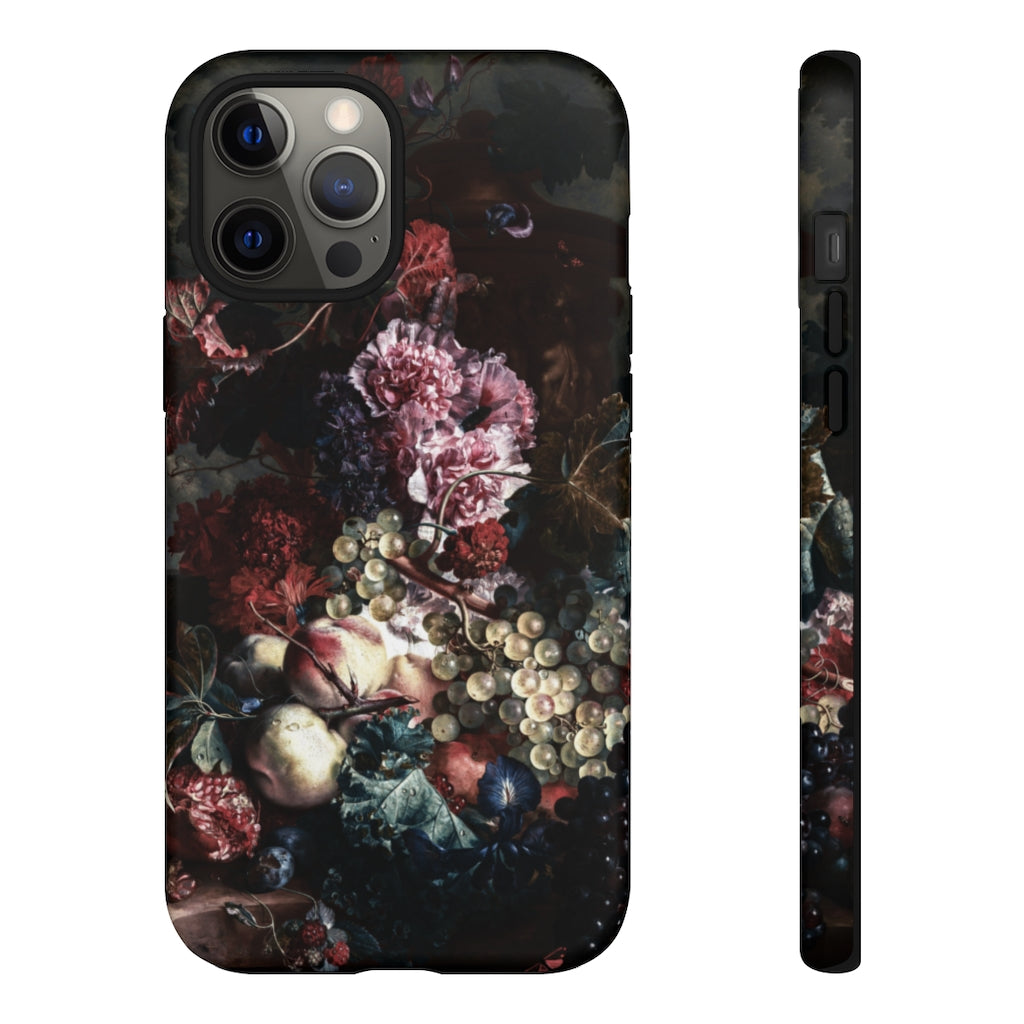 Dark Cottagecore Moody Botanical Aesthetic Phone Case