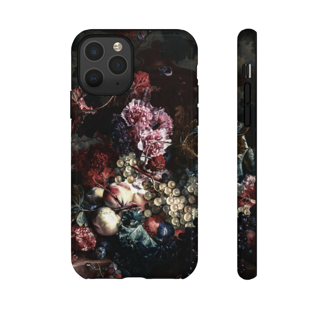 Dark Cottagecore Moody Botanical Aesthetic Phone Case