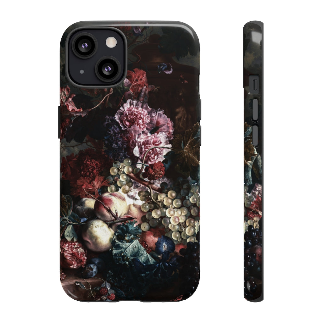 Dark Cottagecore Moody Botanical Aesthetic Phone Case