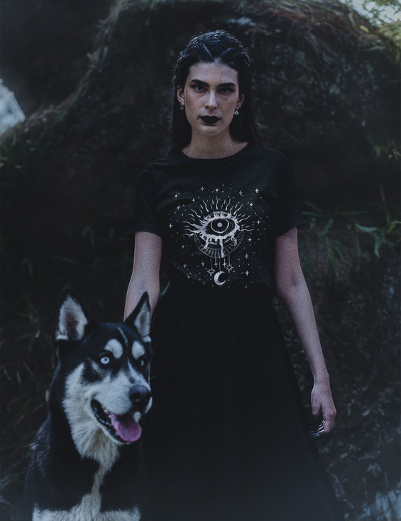 Mystical Witchy Aesthetic Clothing Evil Eye Shirt