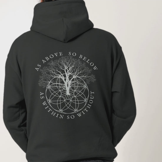As Above So Below Plus Size Occult Clothing Hoodie