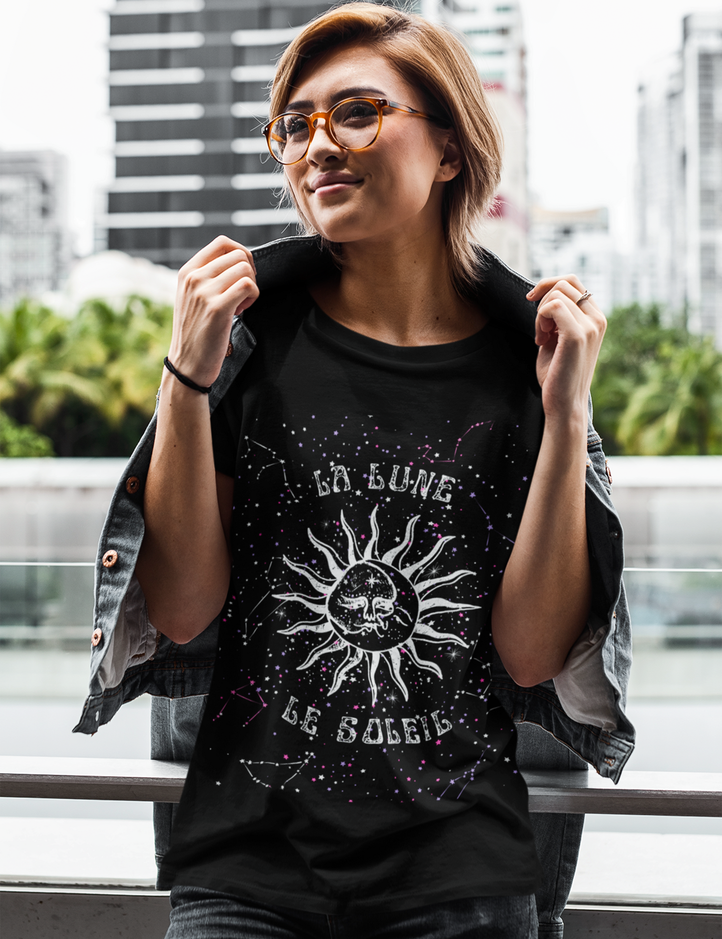 Sun and Moon Witchy Aesthetic Clothing Plus Size Celestial Shirt