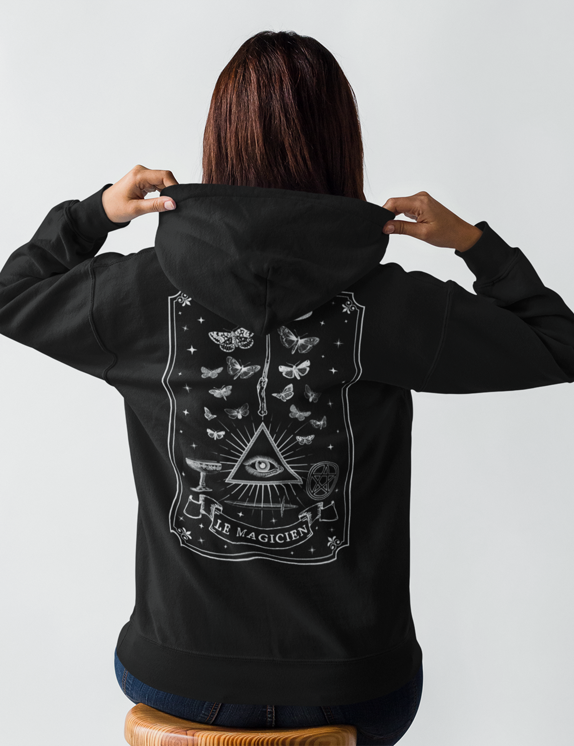 The Magician Tarot Card Plus Size Witchy Aesthetic Clothing Hoodie