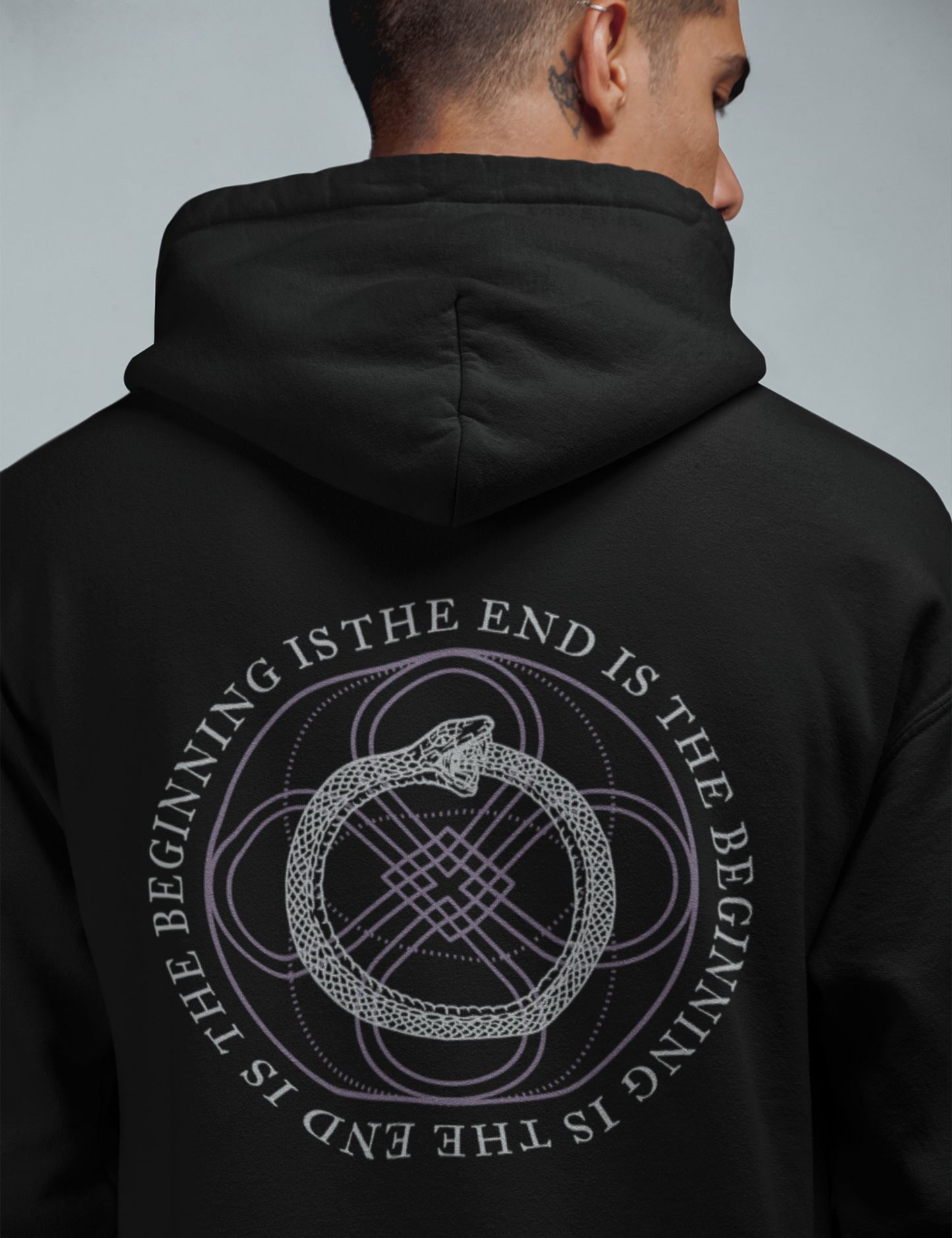 Ouroboros Esoteric Occult Alchemy Zip Up Hoodie
