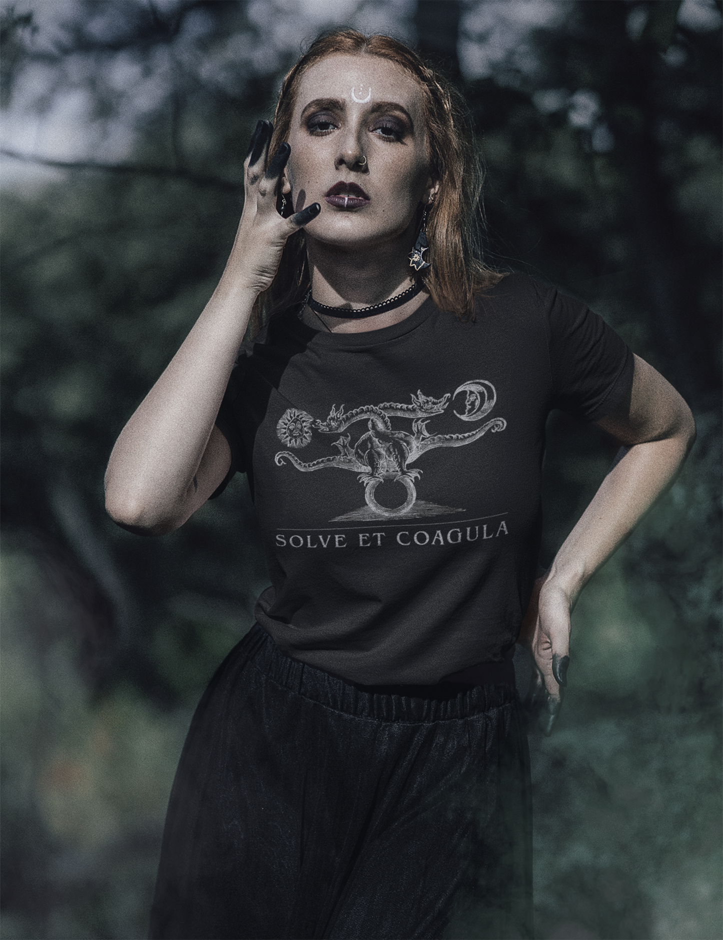 Solve Et Coagula Esoteric Occult Alchemy Plus Size Dragon Shirt