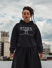 Solve Et Coagula Occult Esoteric Alchemy Plus Size Goth Hoodie
