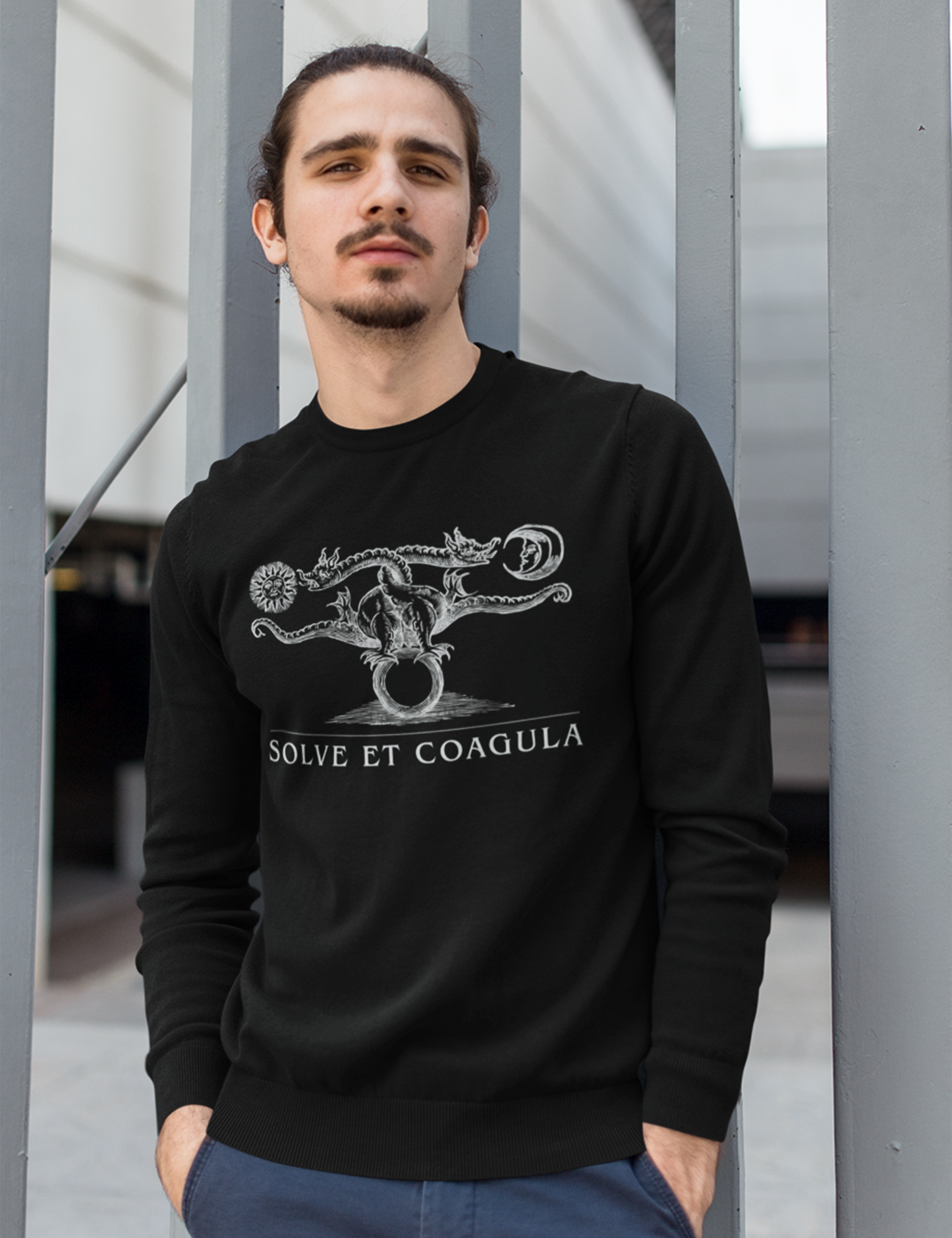 Solve Et Coagula Occult Dragon Sweatshirt