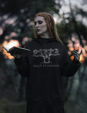Solve Et Coagula Occult Esoteric Alchemy Plus Size Goth Hoodie